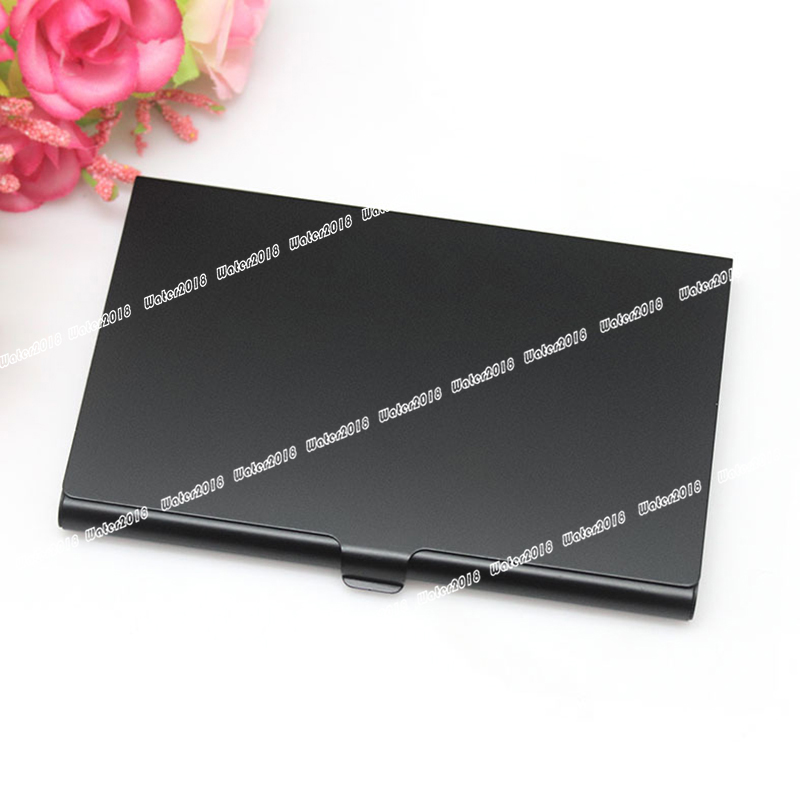 Business Card Files Metal Business Card Holder Mmetal Visa Credit ID Name Cardholder Case Customized Logo