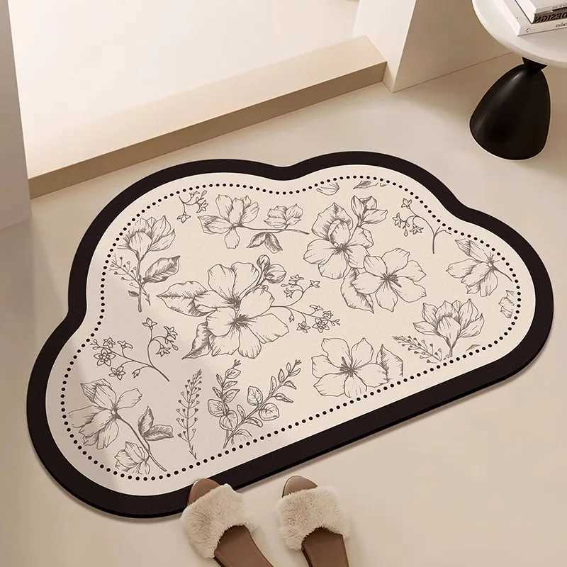 Bathroom Floor Mat Soft Diatom Mud Toilet Carpet Absorbent Quick-drying Bath Mats Doormat Anti-slip Rug Bloc H251205