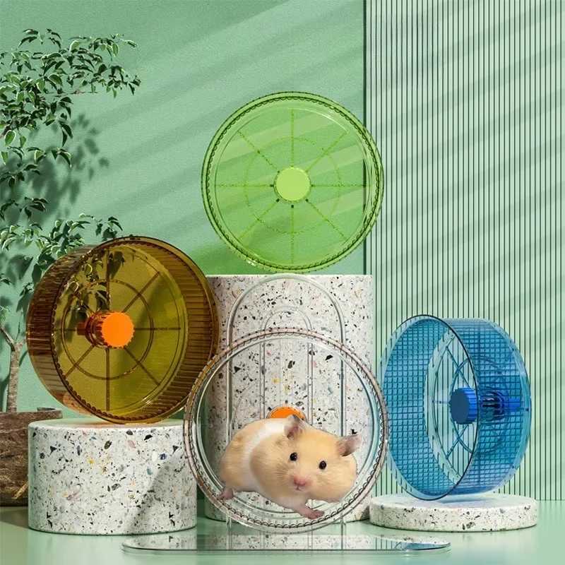 Hamster Bracket Running Wheel Widened Djungarian Hamster Exercise Wheels Double Bearing Adjustable Height Small Animals Products M251205