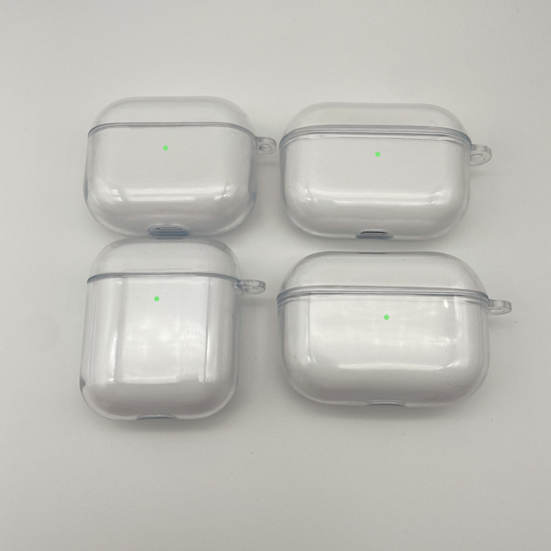 2025 Pro 3 ANC Pro 2 usb c earphones pods 4th gen pro 2 anc Headphone Accessories Solid TPU Silicone Protective Earphone Cover Wireless Charging Shockproof Cases