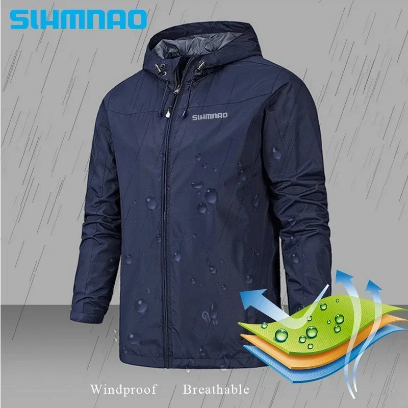 mens Autumn/Winter Jacket Motorcycle windproof jacket Mountaineering jacket Waterproof fishing raincoat casual coat 251204