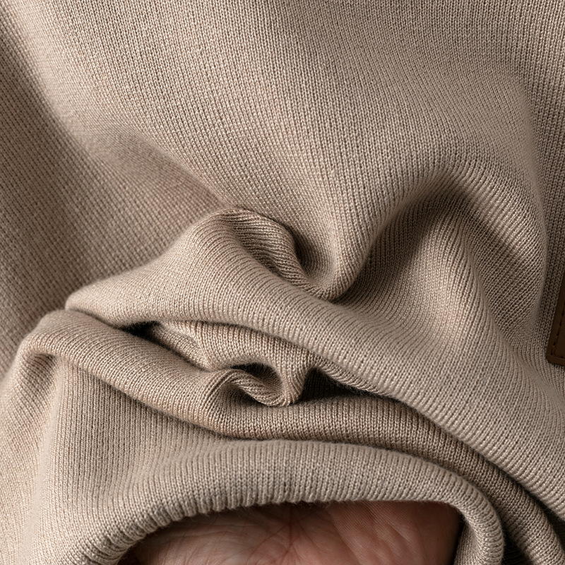 Knitted Fashion Set Round Neck Top Loose Casual Sweatpants Women Style one Size