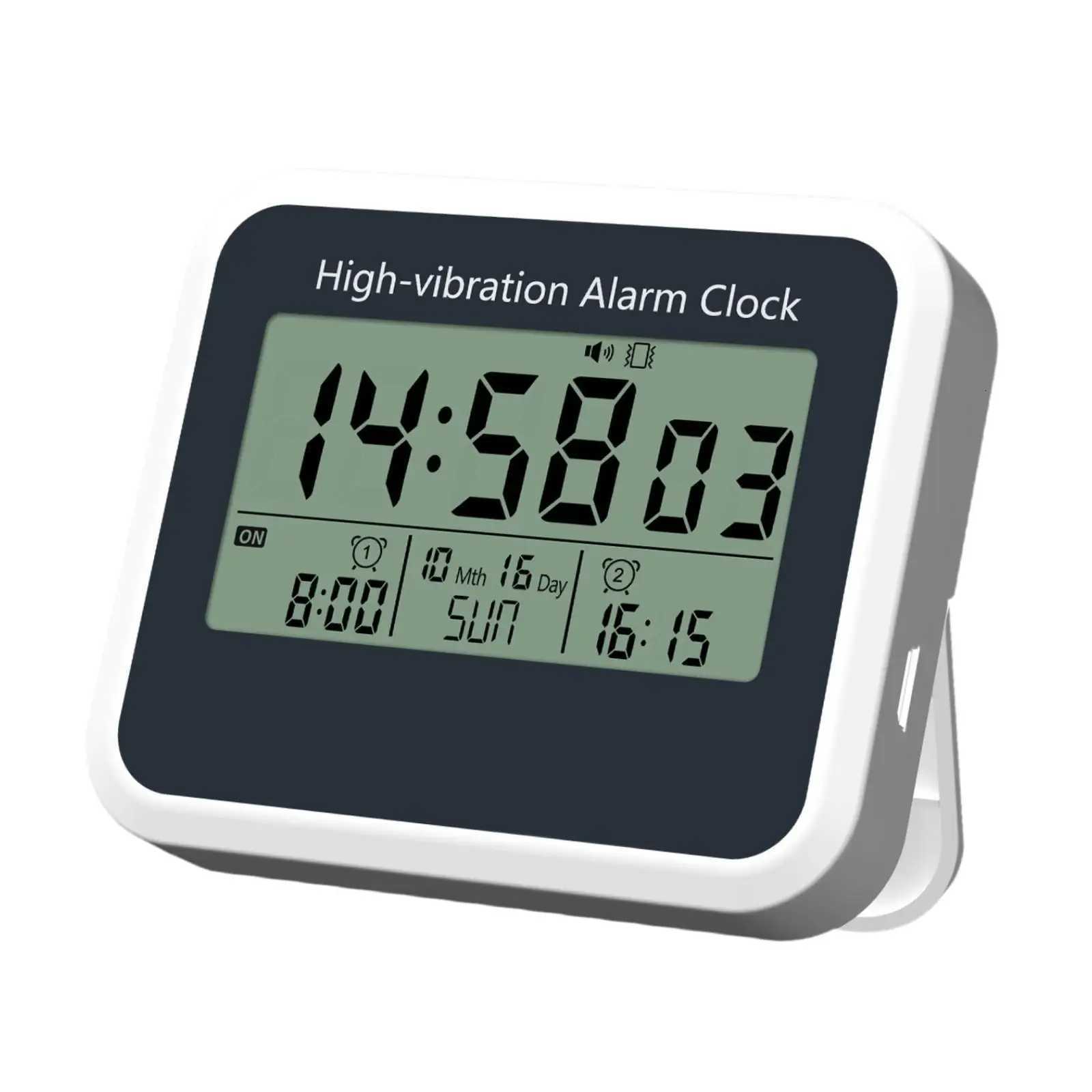 Digital Display Alarm Clock Bedside Clock Decorative Vibrating Alarm Clock Silent for Study Cabinet Farmhouse Office Decoration M251205 - view 4