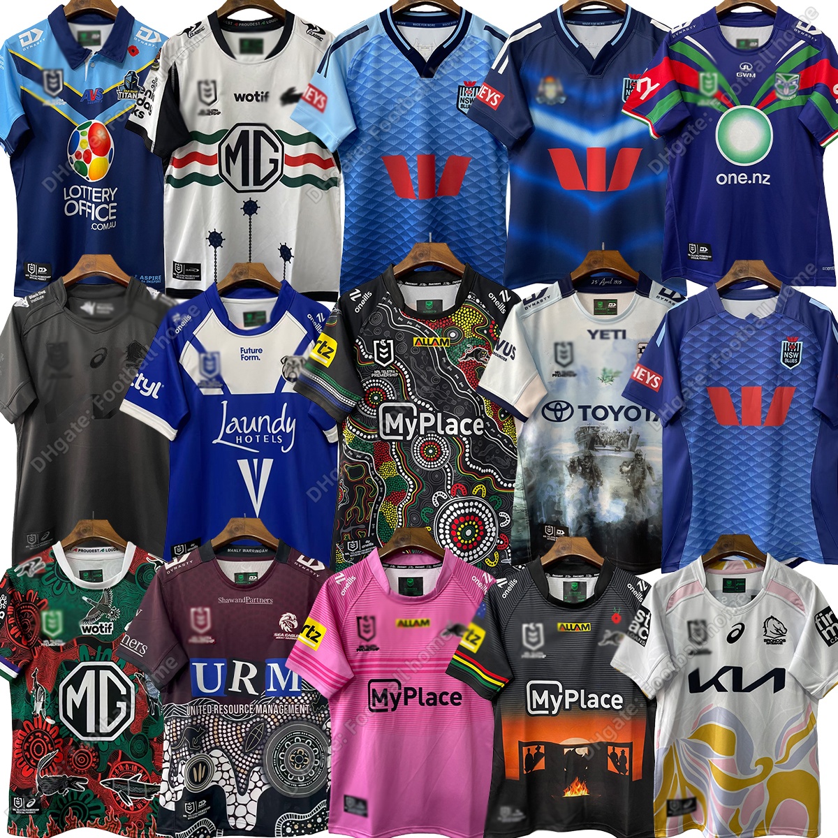 25 26 NRL new warrior Rugby Jerseys 25 26 wild horserwild horse knight rabbit eel Football Shirts men+ kids