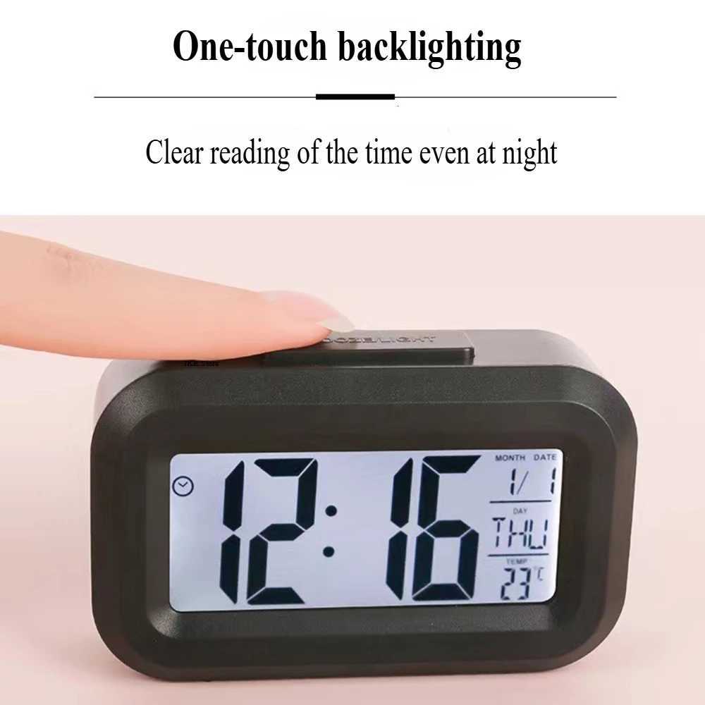 Alarm Clock Digital Clock LED Electronic With Backlight Snooze Calendar For Home Office Desktop Table Screen Display Watch M251205 - view 6