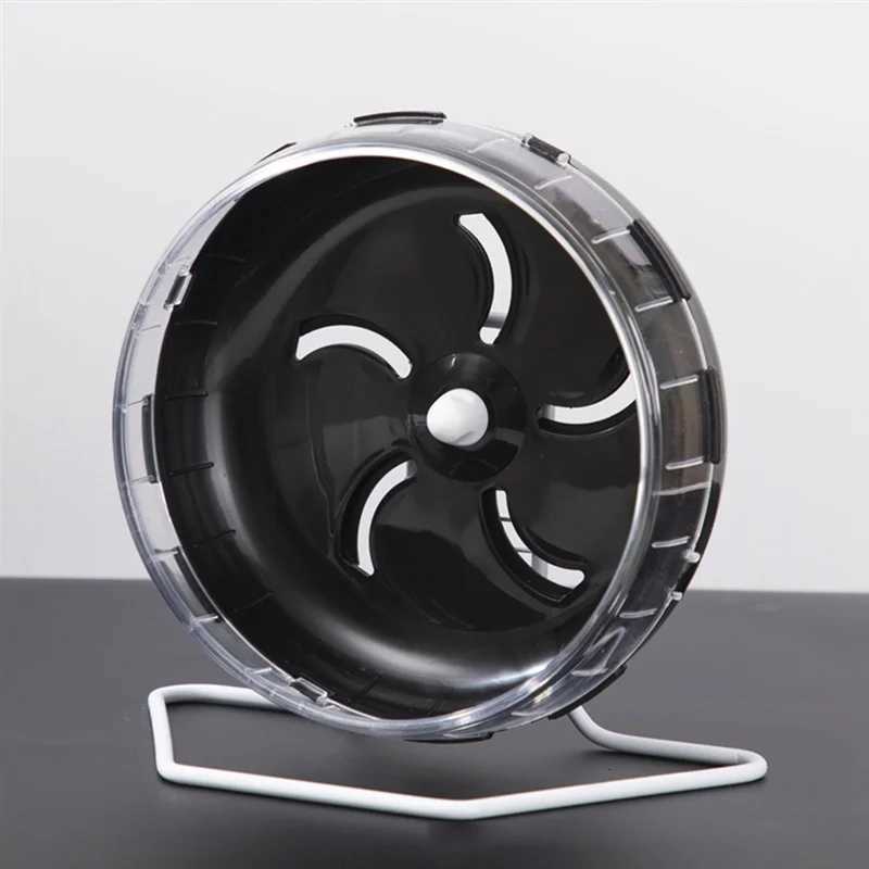 BAAU Hamster Sport Running Wheel Rat Small Mice Silent Jogging Hamster Gerbil Exercise Play Brackets Accessories B M251205