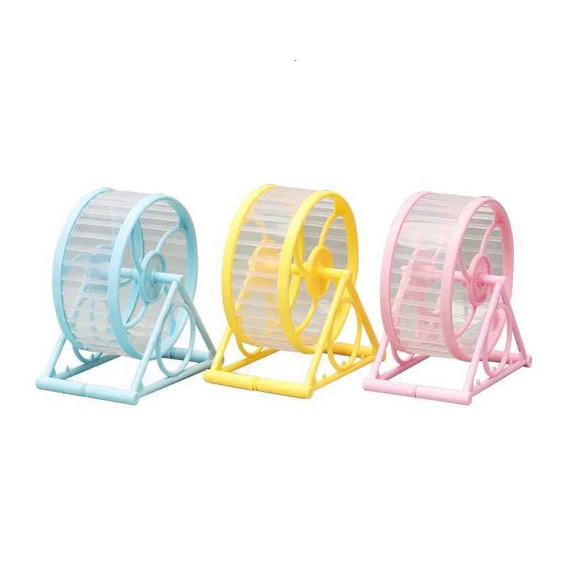 Hamster Wheel Large Cute Jogging Hamster Sports Running Wheel Hamster Cage Accessories Toys Small Animals Exercise Pet Supplies M251205