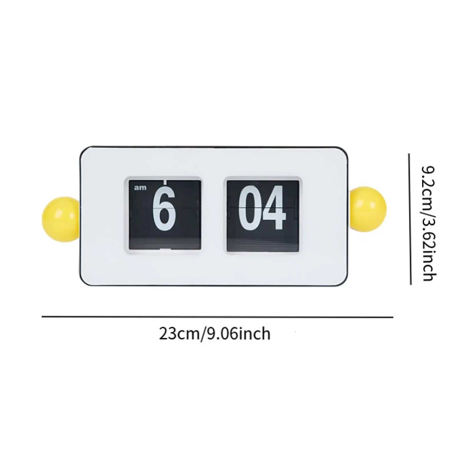 Auto Flip Table Clock Digital Display Novelty Artwork Home Furnishing Desktop M251205 - view 7