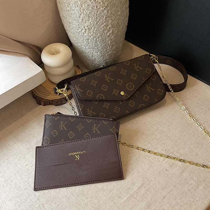 New Free Shipping Small Bag Women'S New Vintage Envelope Bag Chain Bag Fashion Shoulder Crossbody Bag 2025s hot