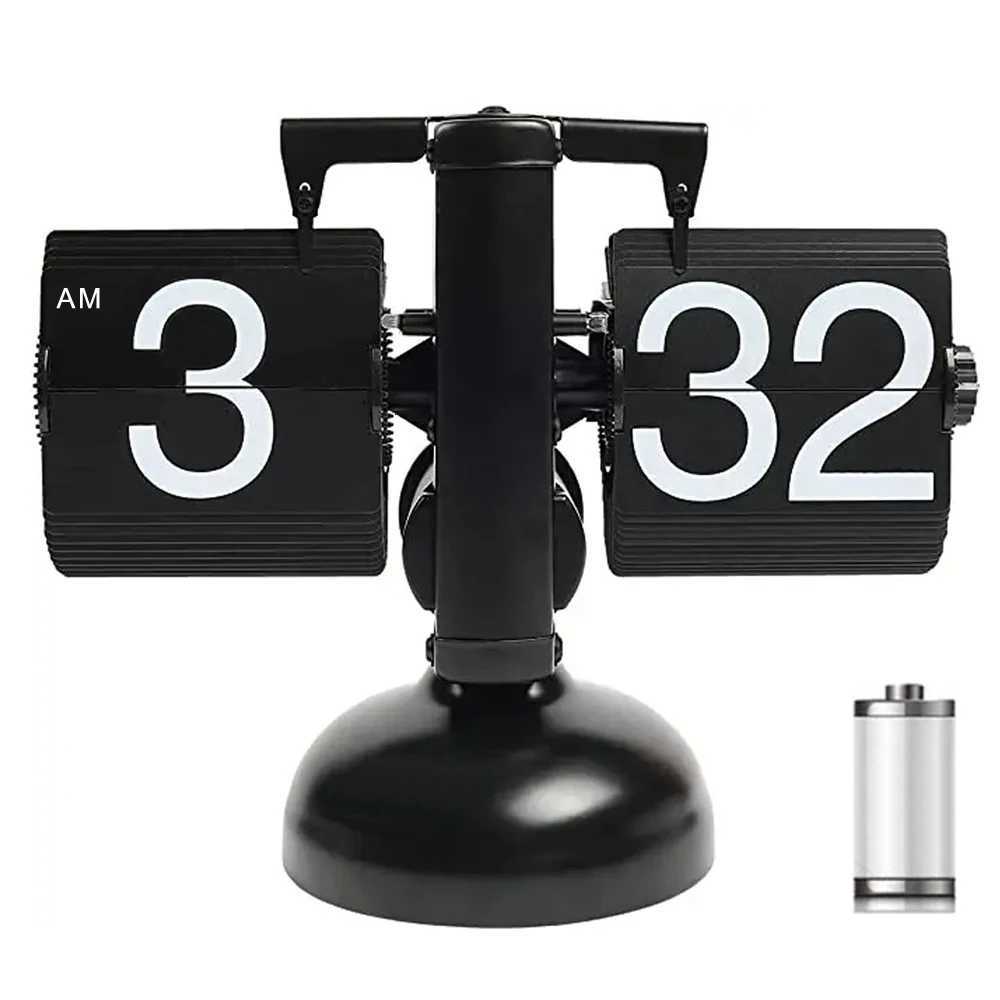 A Flipping Clock with Page Turning Automatically for Modern Home DecorationFull of Sense of TechnologyBattery Included as Gift M251205 - view 3