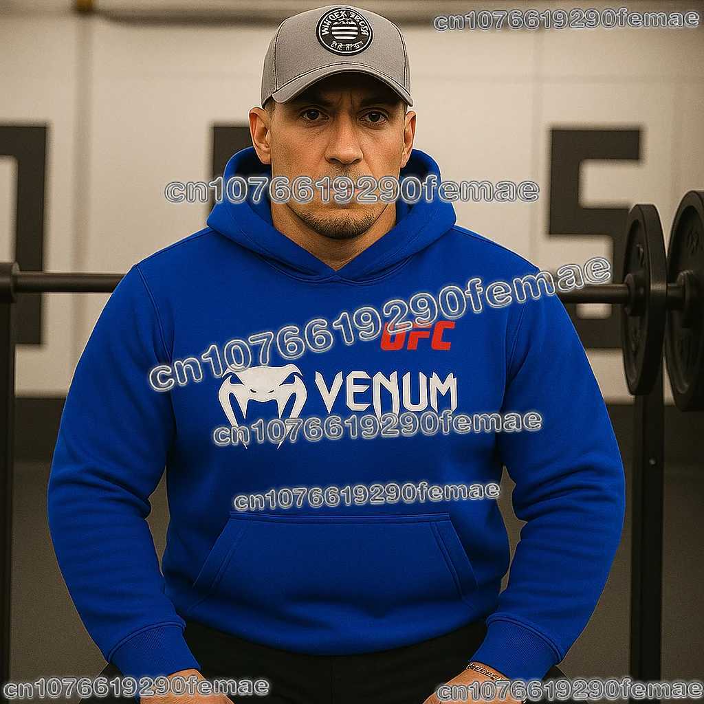 High Quty Trending 2026 MMA Men Cotton Hoodie Loose Fit Soft Comfortable Sweatshirt Gym Training Boxing Fighting Sportswear X251205