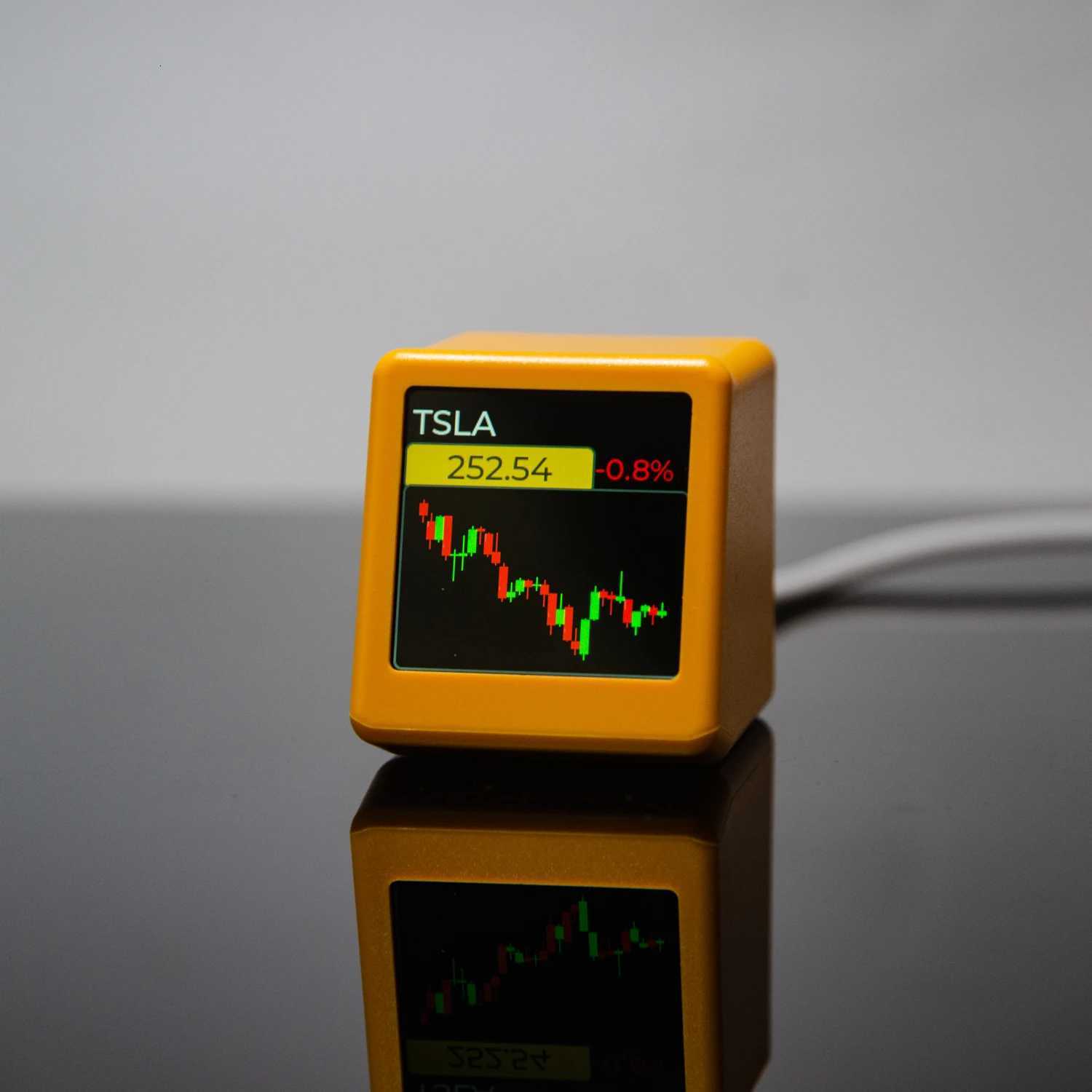 GeekMagic NerdMiner BitCoin CryptocurrencyStocksFuturesCurrency Exchange RatePrice Tracker TickerTime Clock Weather Display M251205 - view 3