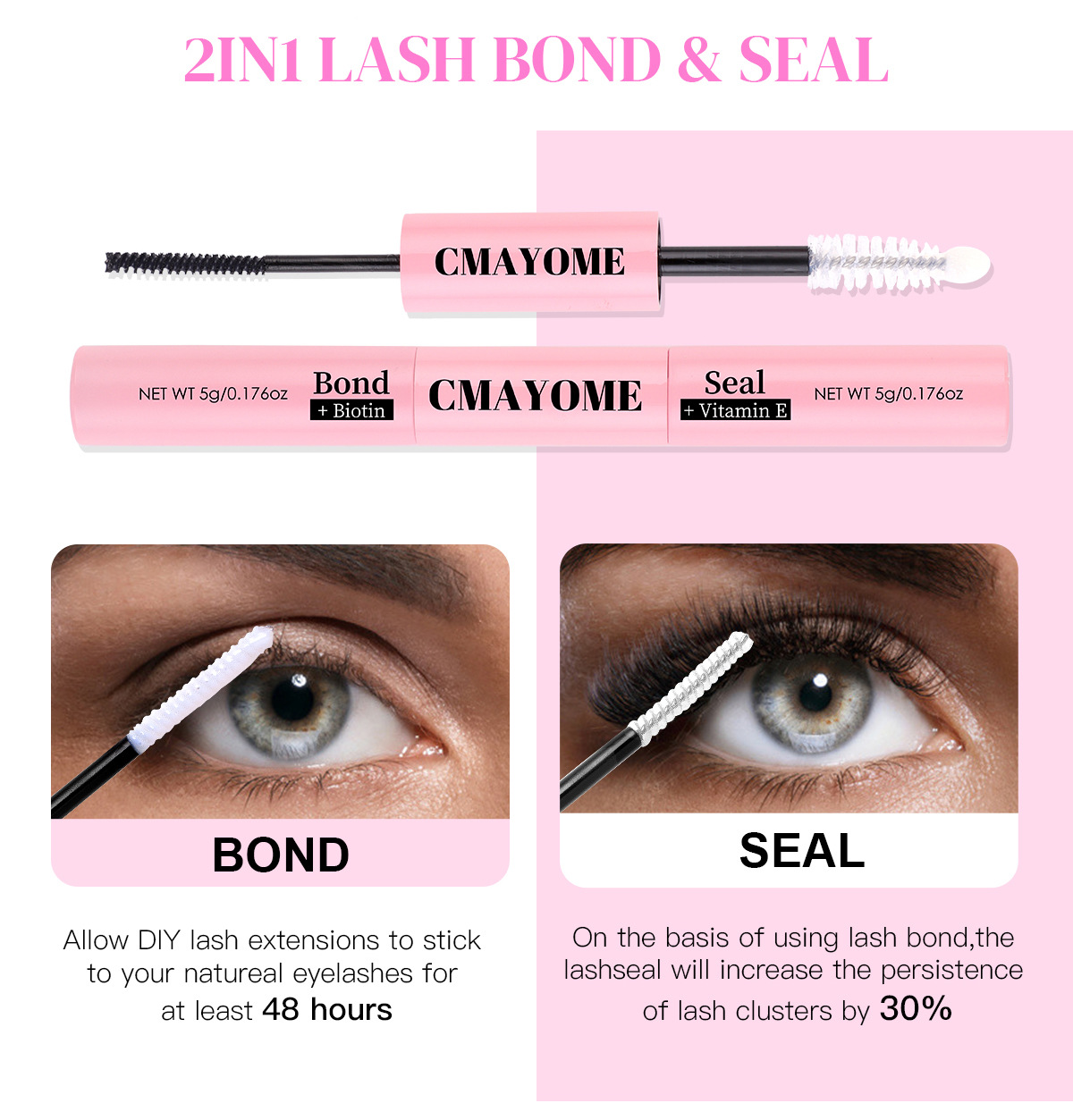 Long-lasting Cosmetics Accessory: Enhanced Version of Semi-permanent False Eye Enhancers Including Versatile Size Options