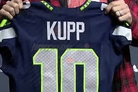 Your Team Cooper Kupp Sam Darnold Jaxon Smith-Njigba Football Jersey Devon Witherspoon Nick Emmanwori Kenneth Walker Byron Murphy Jake Bobo Largent