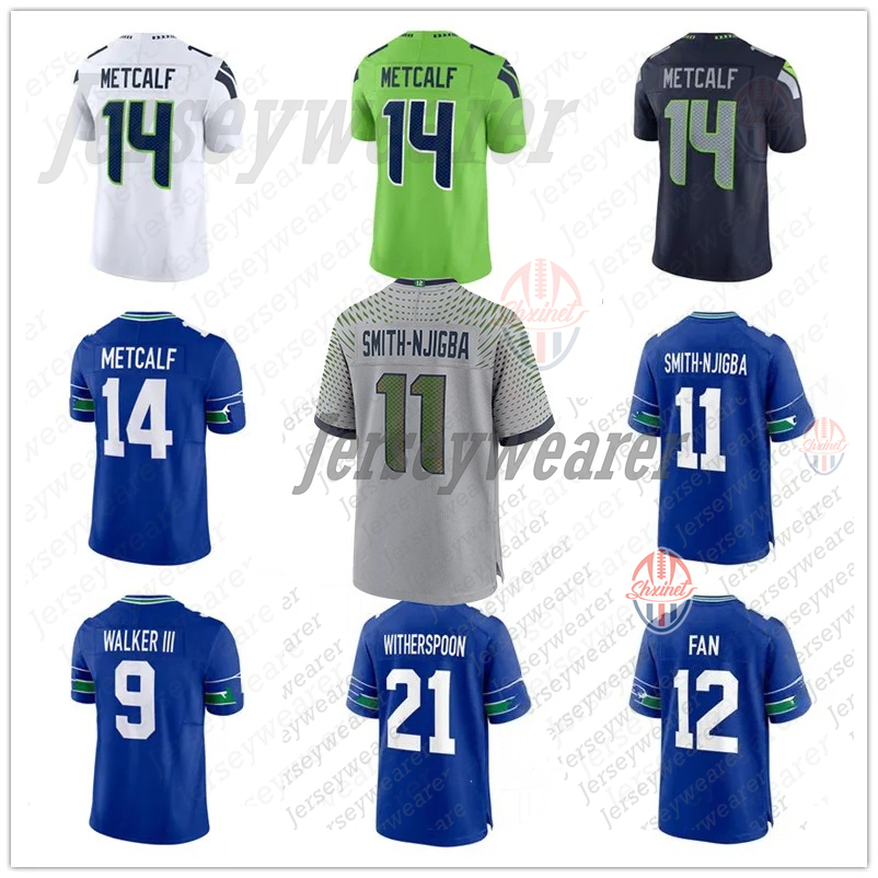 Football 2025 Rivalries Jerseys Cooper Kupp Darnold Smith-Njigba Walker III Any Name Number Embroidered Letter Number For Fans and Lovers