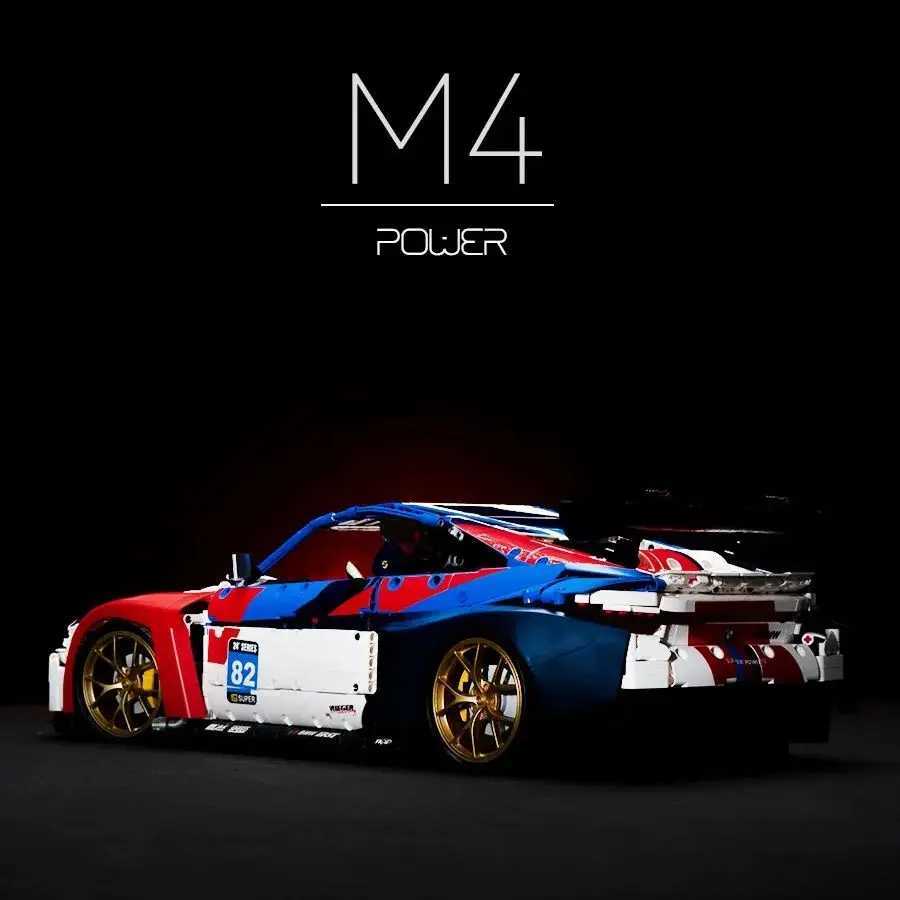 4556PCS MOC Technica M4 Supercars Building Blocks City Speed Super Racing Model Bricks High-Tech Toys Gift for Boys Kid Adult J251205