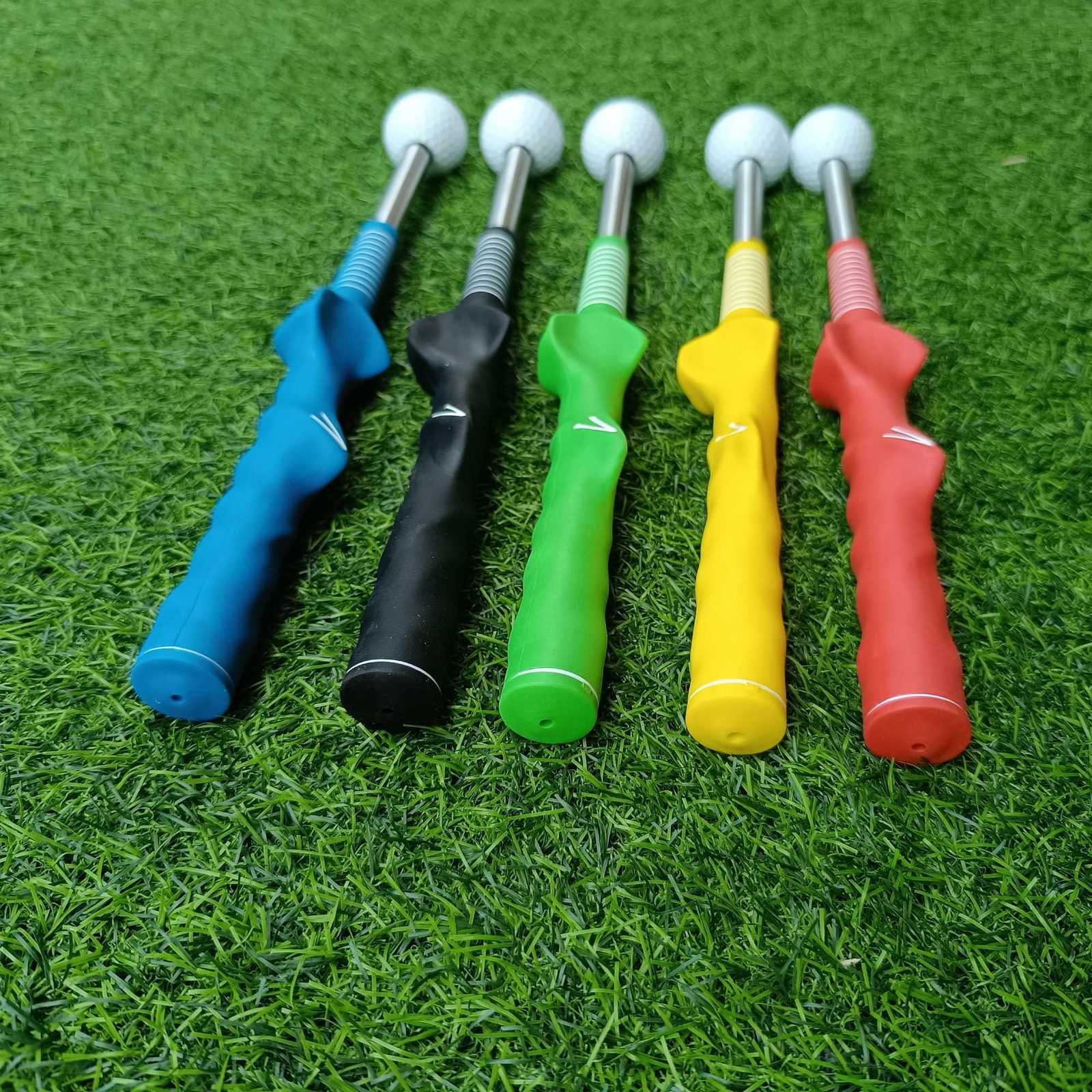 Retractable Golf Swing Training Aids Telescopic Golf Grip Trainer for Warm Up and Tempo Training Y251205
