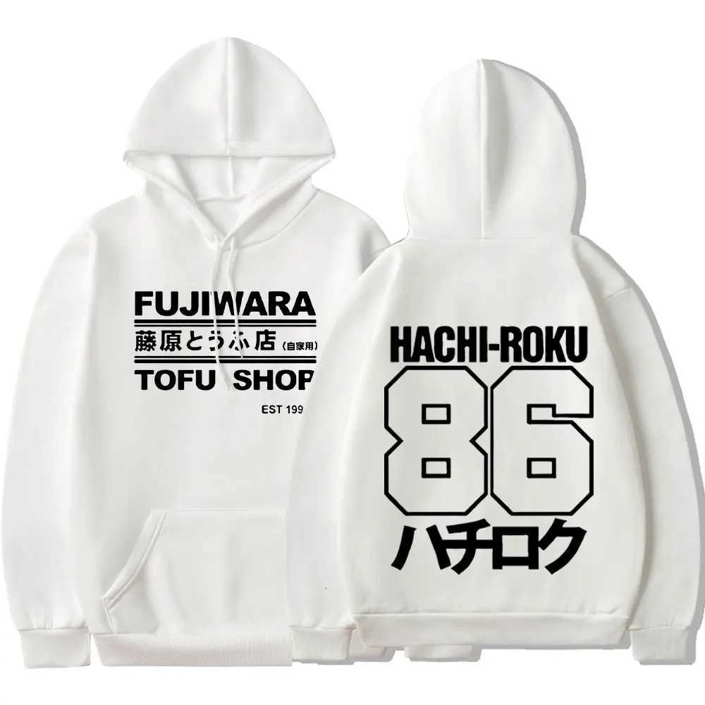 Initial D Manga Hachiroku Shift Drift Men Hoodie Takumi Fujiwara Tofu Shop Delivery AE86 Men Hoodies Brand Hooded Sweatshirt X251205