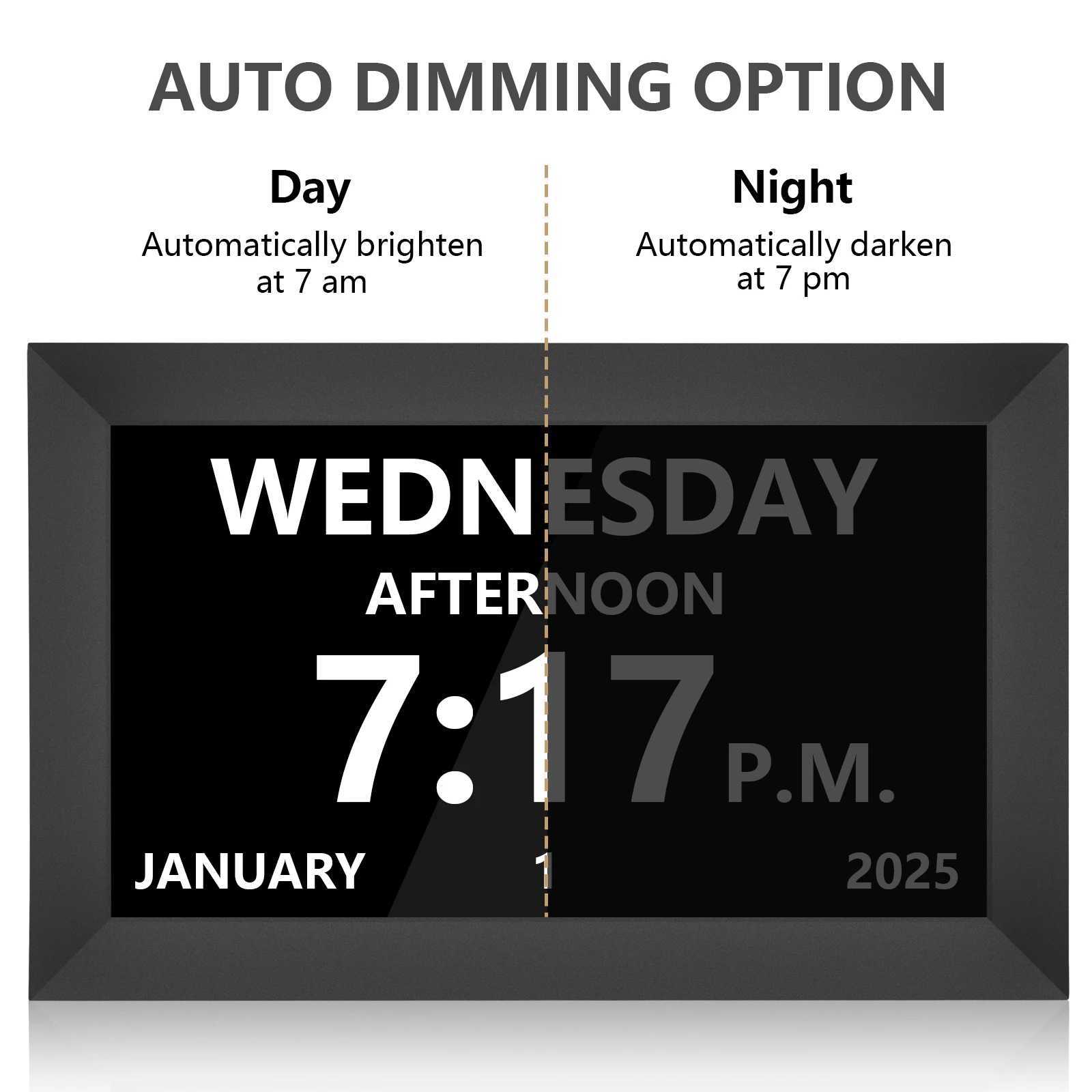 21 Alarms Digital LED Calendar Clock with Multi-Languages to display Medicine Time Reminder for ElderHome Desk Wall Decoration M251205 - view 6
