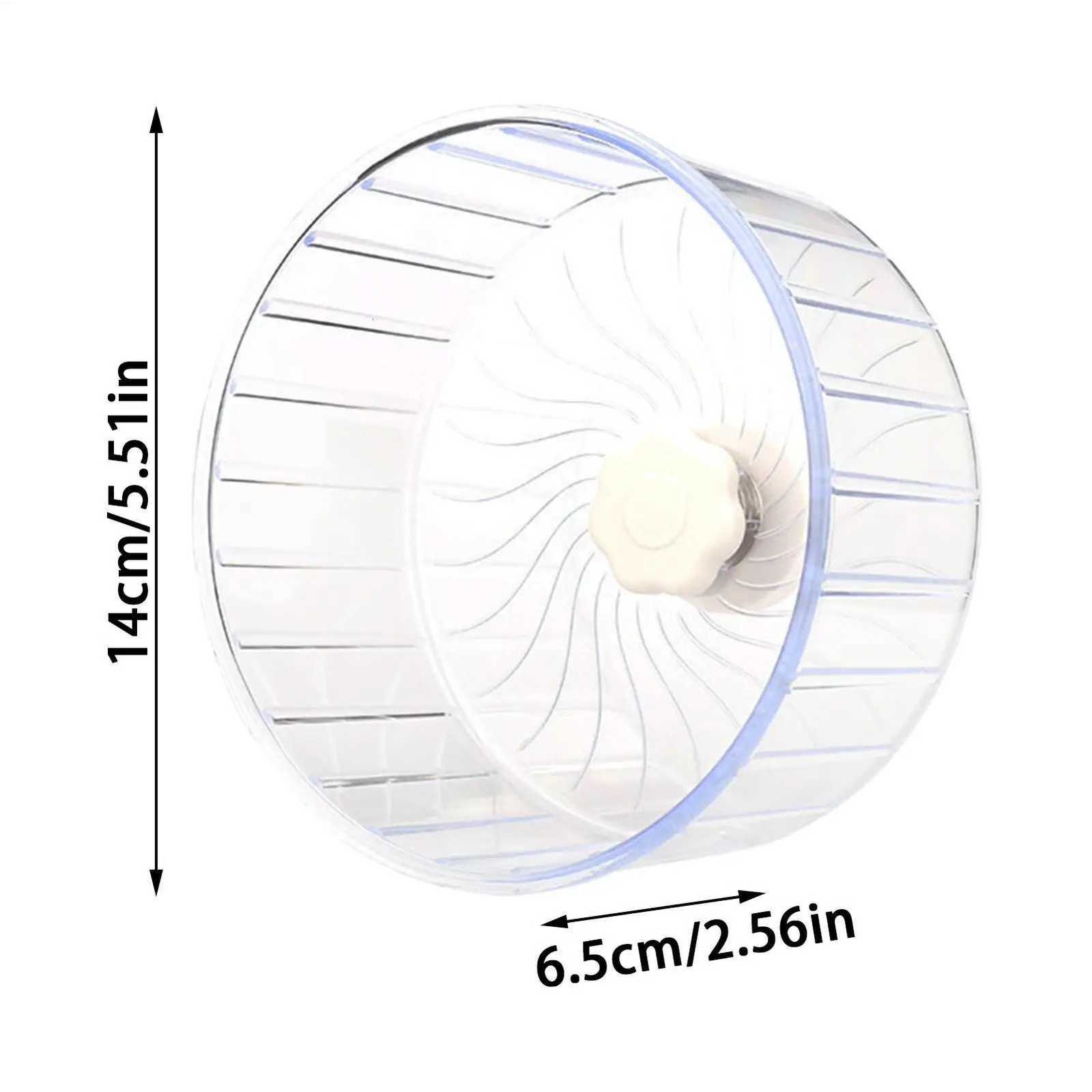 Large Silent Hamster Wheel Smooth Edge Crystal Running Wheel Gerbil Hedgehog Pet Exercise Wheels Fitness Toys M251205