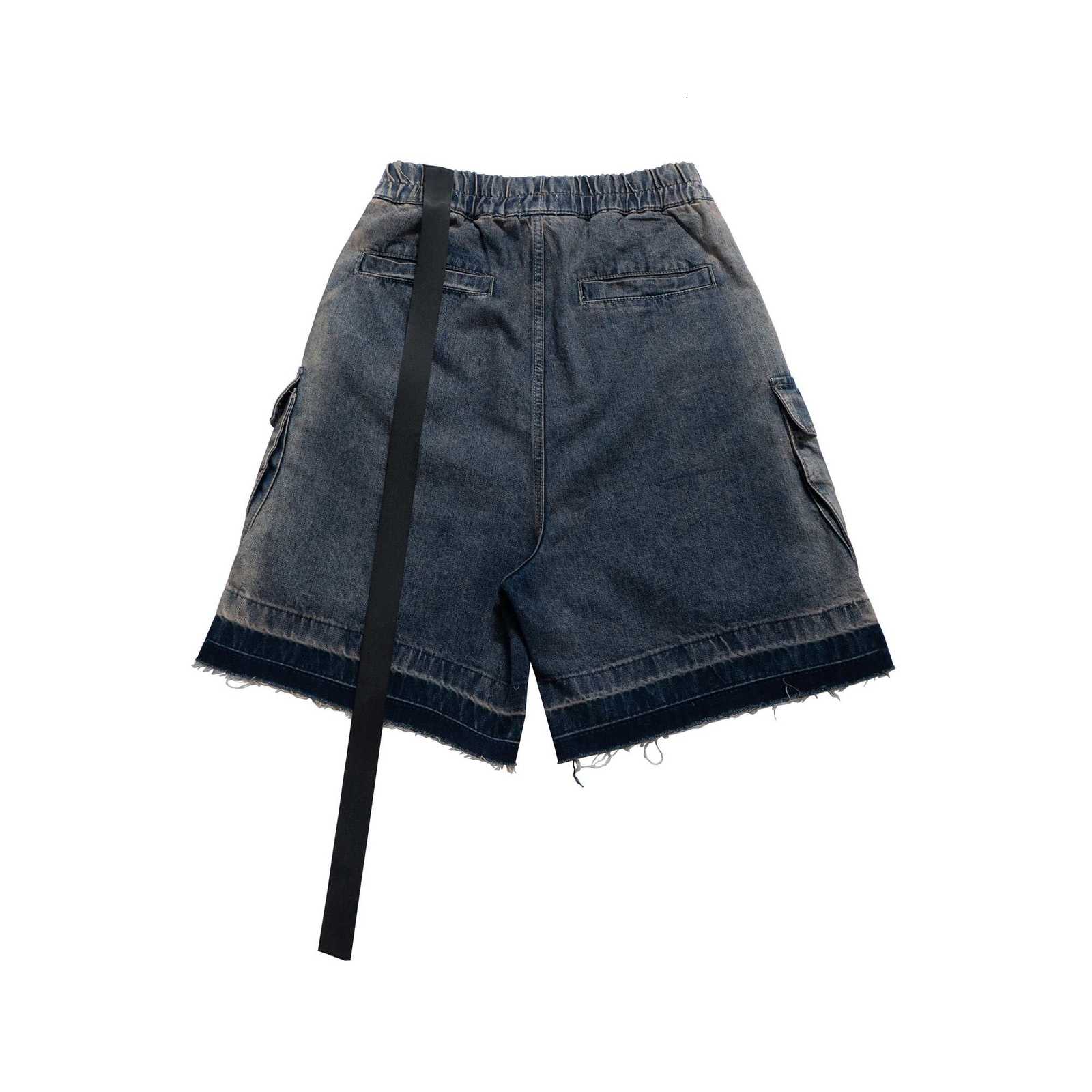 Owen Seak Men Casual Jeans Short Cotton Harem Gothic Style Mens Clothing Sweatpants Summer Women Loose Black Shorts X251205