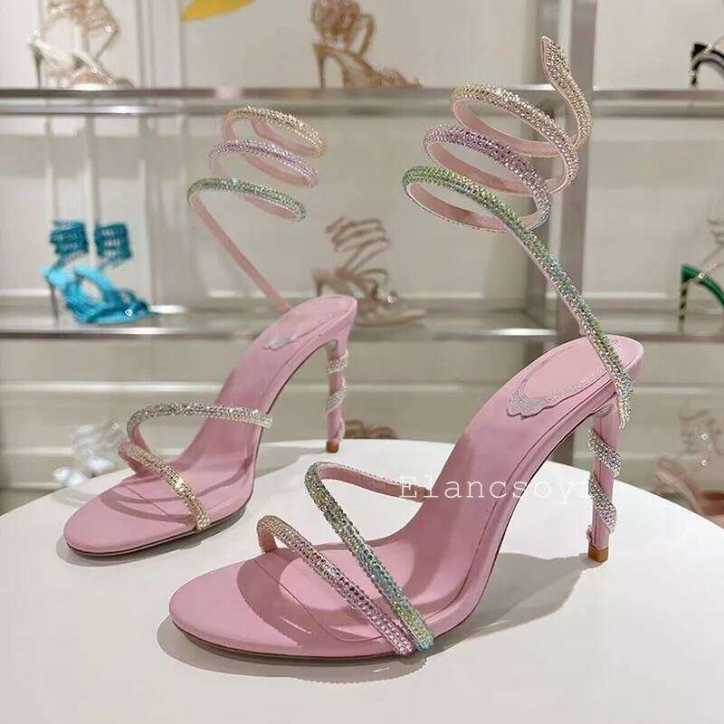 shipping 2025 Free Ladies leather patent hollow out high heel solid butterfly ornaments Sophia Webster open toe Women