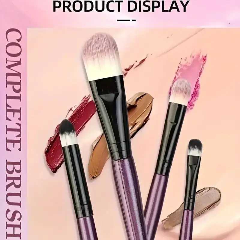 20pcs Professional Makeup Brush Set - Soft Synthetic Bristles for Foundation Eyeshadow More - Hypoallergenic Nylon HairT251205