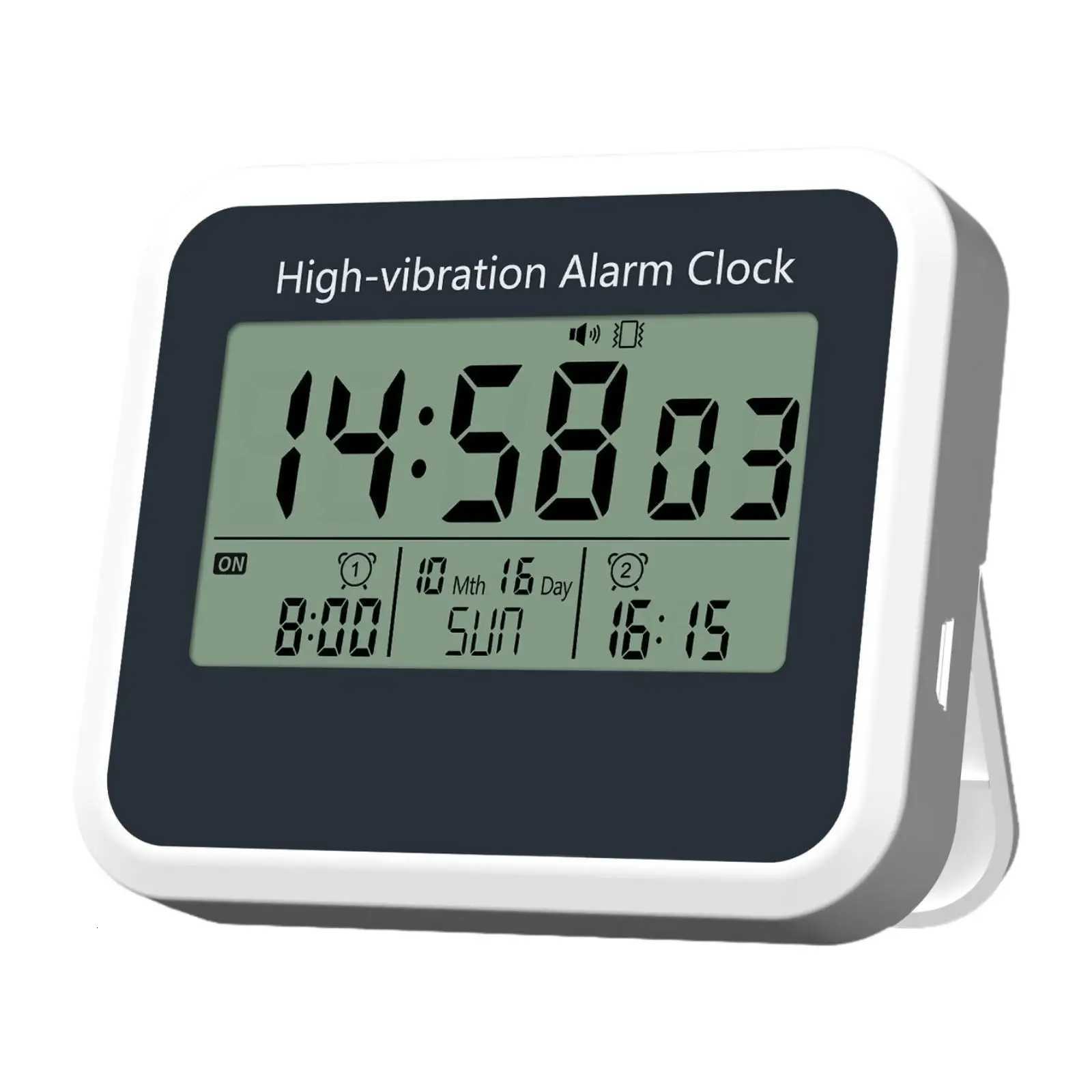 Digital Display Alarm Clock Bedside Clock Decorative Vibrating Alarm Clock Silent for Study Cabinet Farmhouse Office Decoration M251205 - view 3