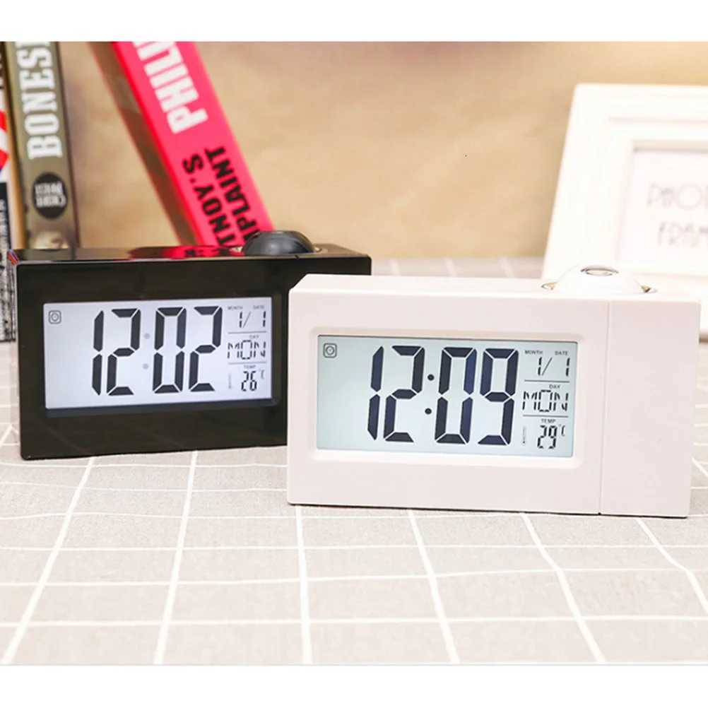 Projection Alarm Clock Led Display 90 Adjustable 12/24H Digital Temperature Display For Bedroom Wall M251205 - view 4