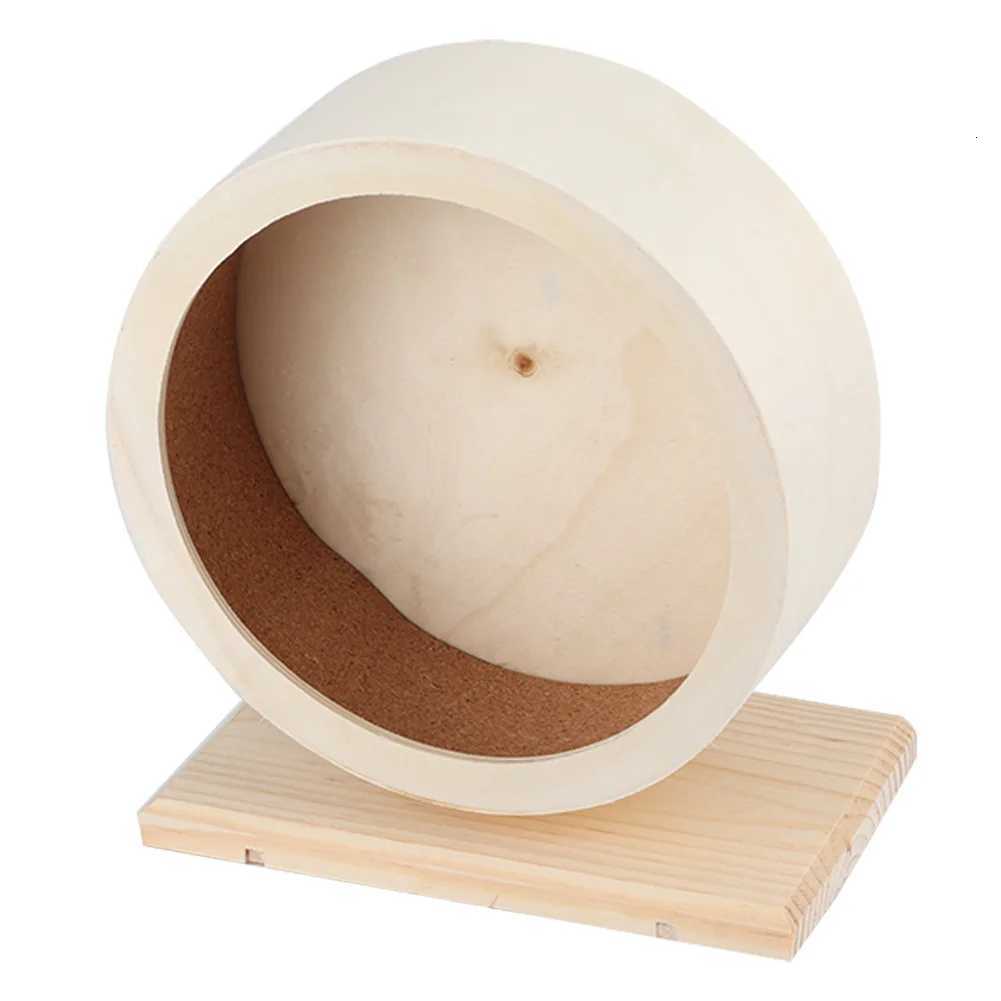 Hamster House Hamster Nest Hamster Small Pets Wooden House Funny Wheel Running Rest Nest Playing Exercise Wooden Hamster M251205