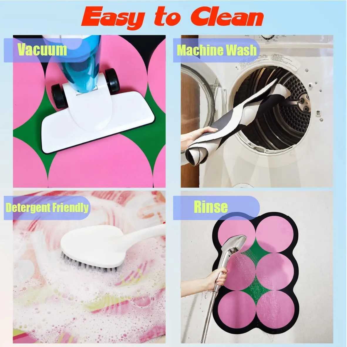 VIKAMA Simple Bathroom Dialgae Mud Mat Toilet Absorbent Quick Drying Non-Slip Mat Home Decoration Porch Mat H251205