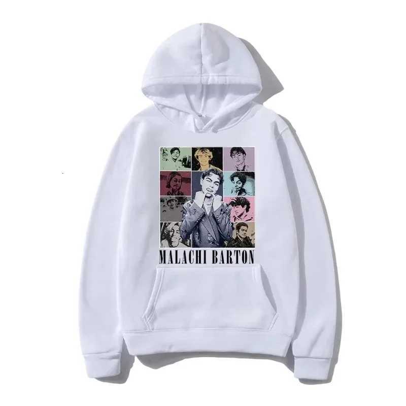 Autumn Winter Flce-lined Hoody Malachi Barton Printed Women Men Oversized Pullovers Long Slve Strt Hip Hop Gothic Clothing X251205