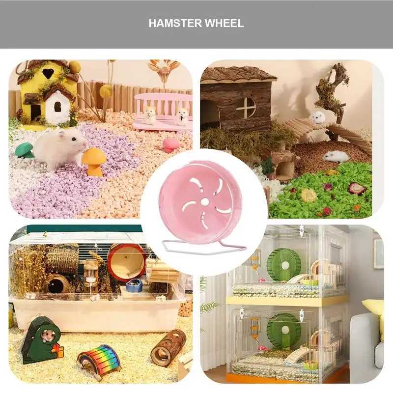 Rat Exercise Wheel Hamster Sport Running Wheel Small Rodent Mice Silent Jogging Pets Running Sports Gerbil Exercise Play Toys M251205