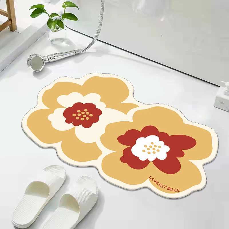 German diatom mud floor mat bathroom absorbent non-slip foot mat toilet door mat bathroom carpet H251205