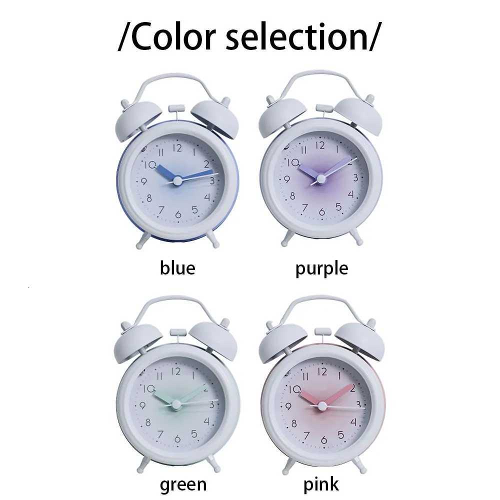 Ins Style Minimalist Alarm Clock Battery Powered AA Cute Clock for Home Office Decoration M251205 - view 6