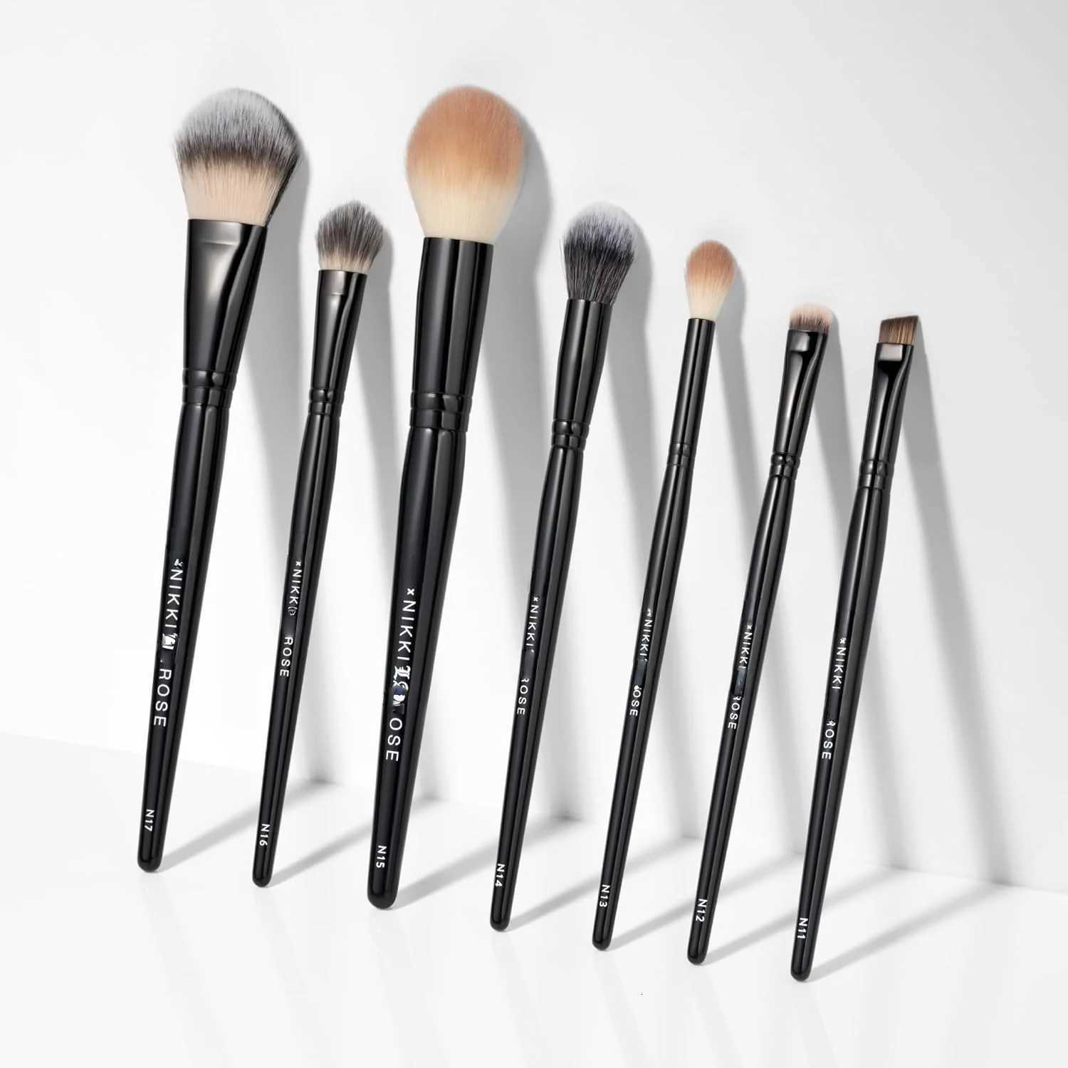 BKNikki Pro Artist Makeup Brush Set 7PCS Professional Face Powder Blush Eyeshadow Brow Liner Cosmetic BrushesT251205