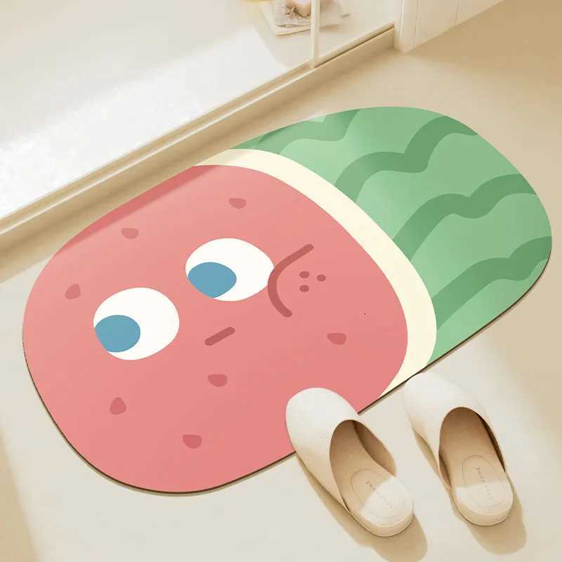 Home bathroom floor mat anti slip door mat anti slip foot mat bathroom door quick drying absorbent pad H251205