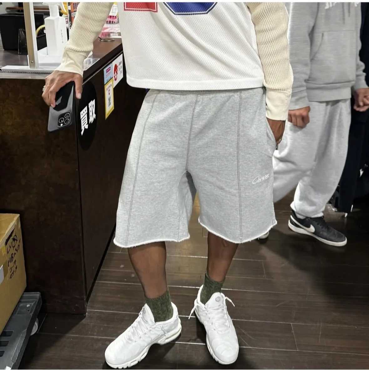 Devils Embroidered Letter High Waist Sports Pants Loose Fit Unisex Trendy Streetwear Brand Casual Leisure Shorts X251205