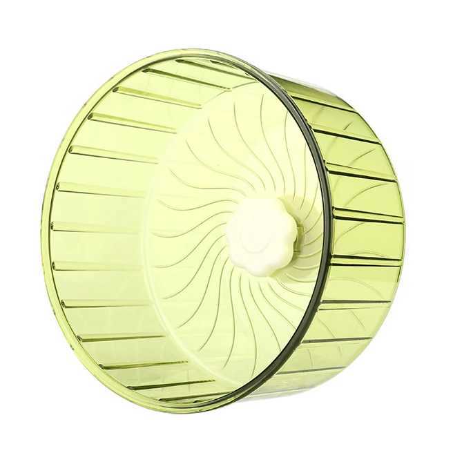 14cm Clear Wheel Hamster Dual Axis Crystal Treadmill Silent Hamster Wheel M251205