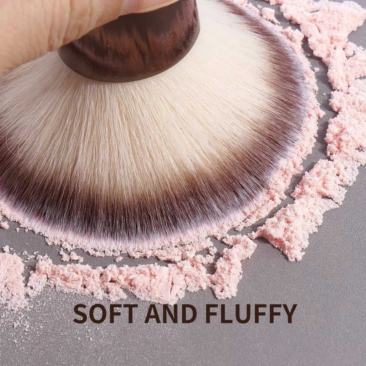 Makeup Brushes Double Head Foundation Powder Concealer Blusher Bronzer Makeup Brush Soft Fiber Hair Cosmetic Beauty ToolsT251205