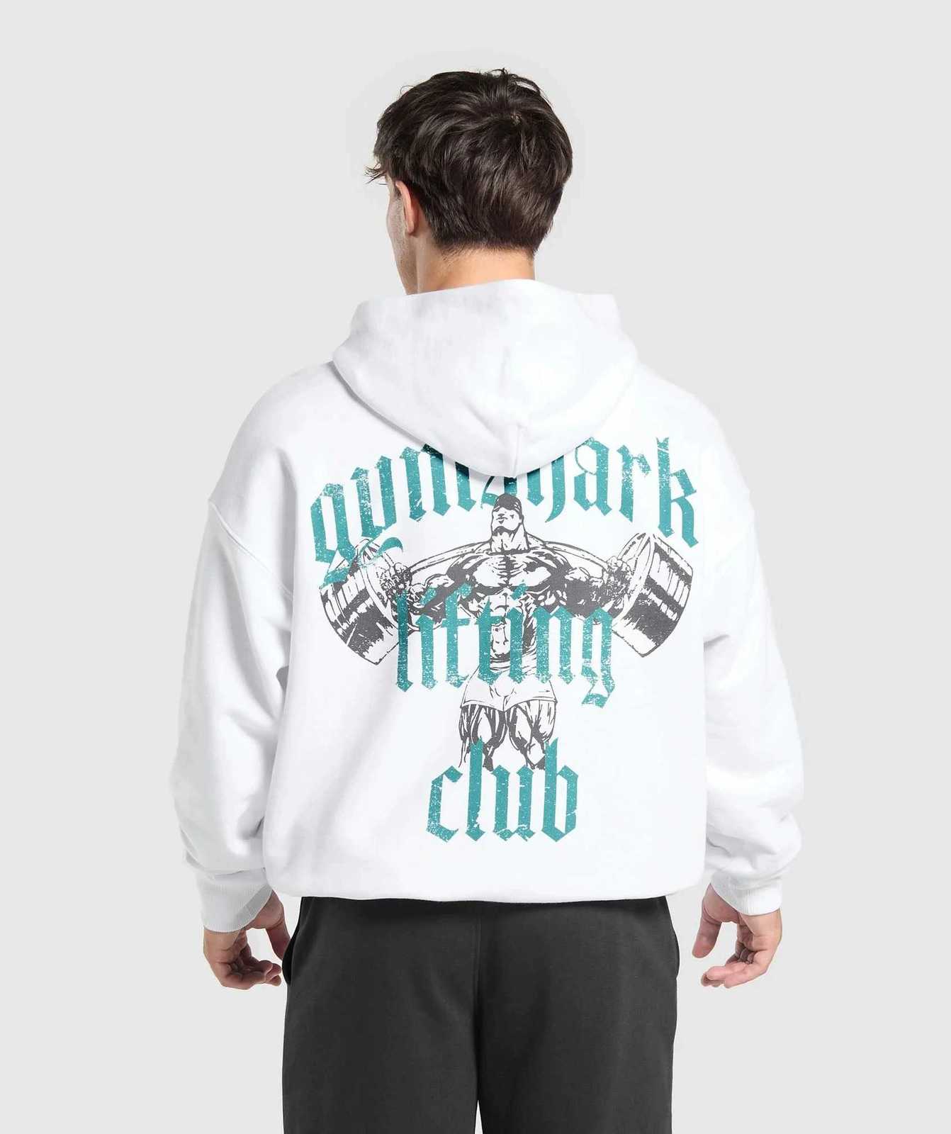 New Letter Print Trendy Men Women Hooded Sweatshirt Autumn Winter Daily Outdoor Vacation Casual Loose Warm Sportswear X251205 - view 6