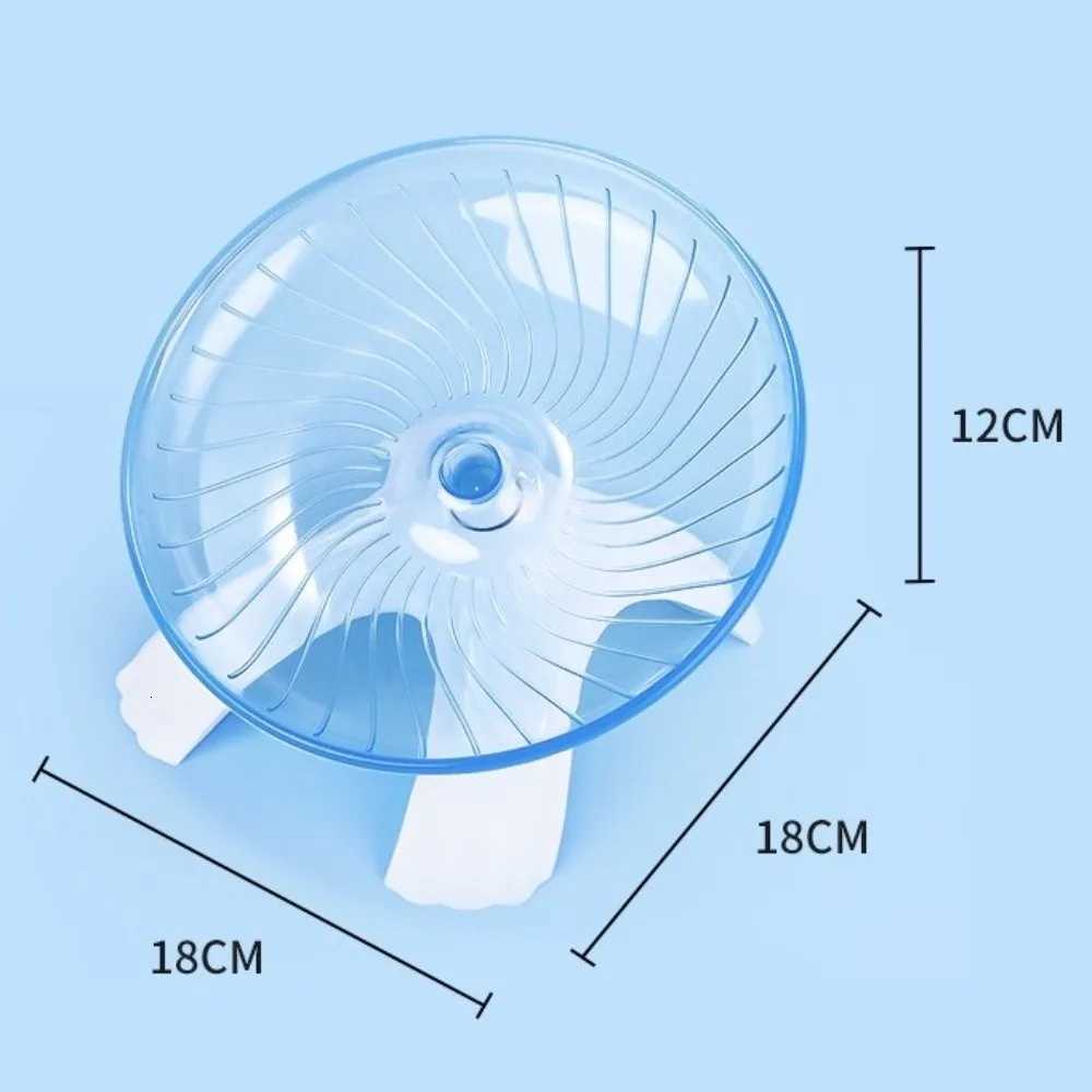 Acrylic Hamster Running Wheel Anti-slip Silent Spinner Pet Exercise Tool Steel Axle Extra Large Cage Running Wheel Pet Cage Use M251205