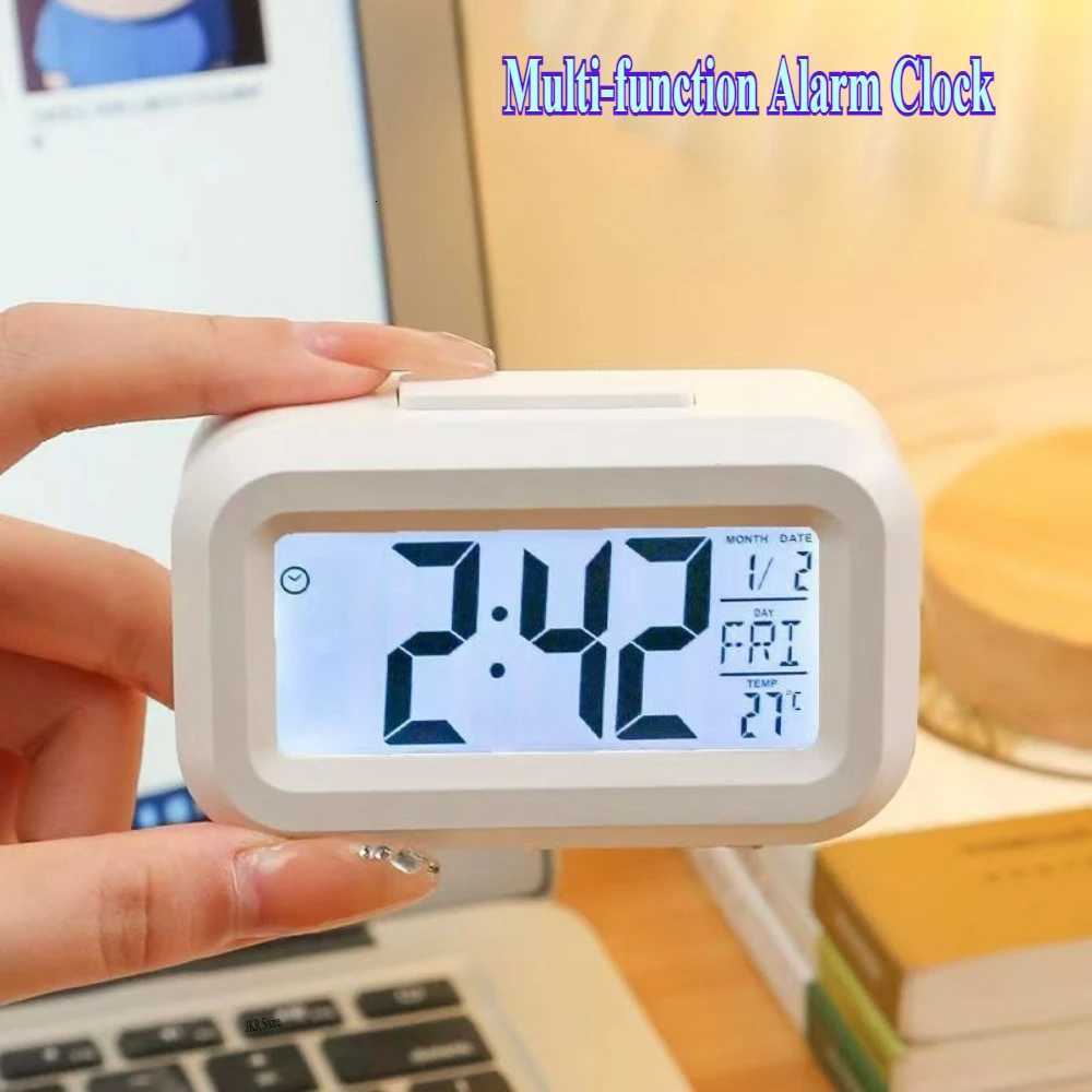 Alarm Clock Digital Clock LED Electronic With Backlight Snooze Calendar For Home Office Desktop Table Screen Display Watch M251205 - view 5