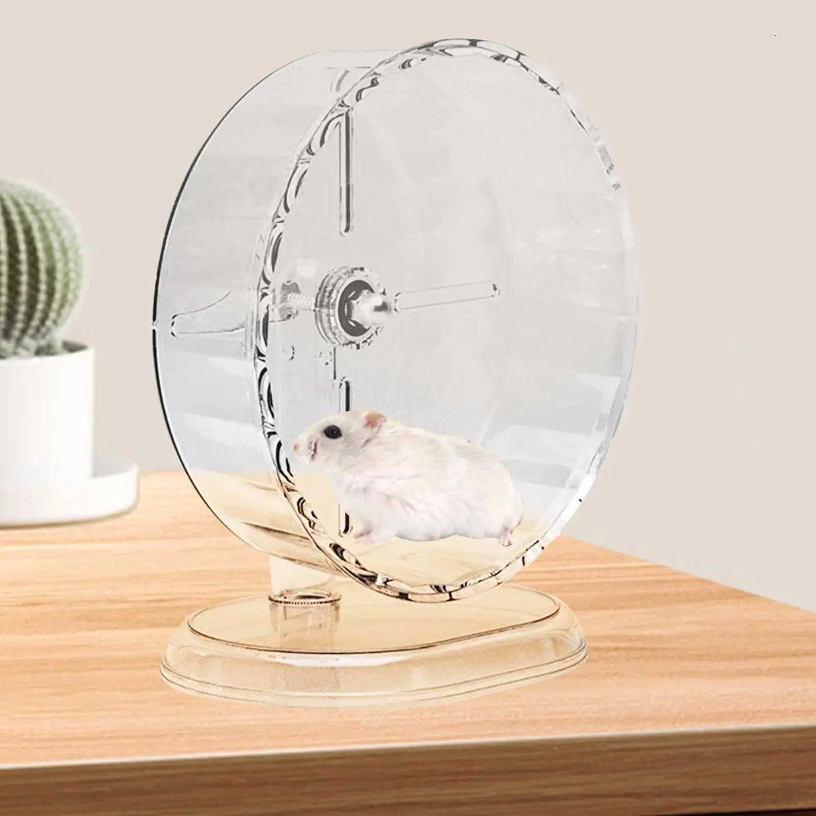 Hamster Running Sport Transparent Widened Running Wheel Support Toy Silent Spin With Height Adjustable M251205