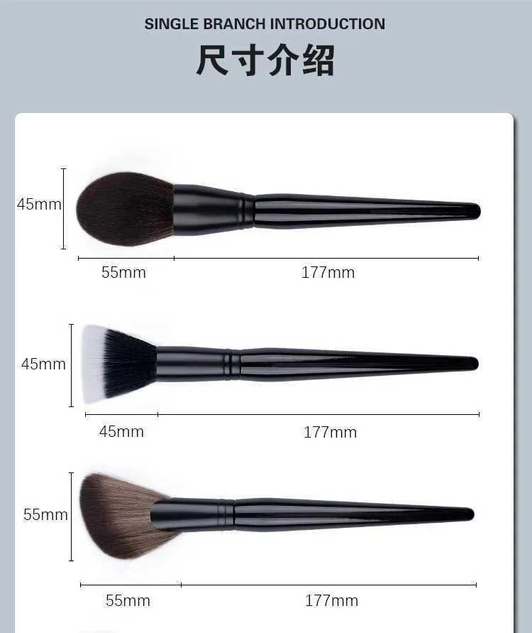 1pc Powder Contour Makeup brushes set Scott Make Up Brush Blush Highlight Crease Foundation Eyeshadow Eye Brow cosmetic toolsT251205