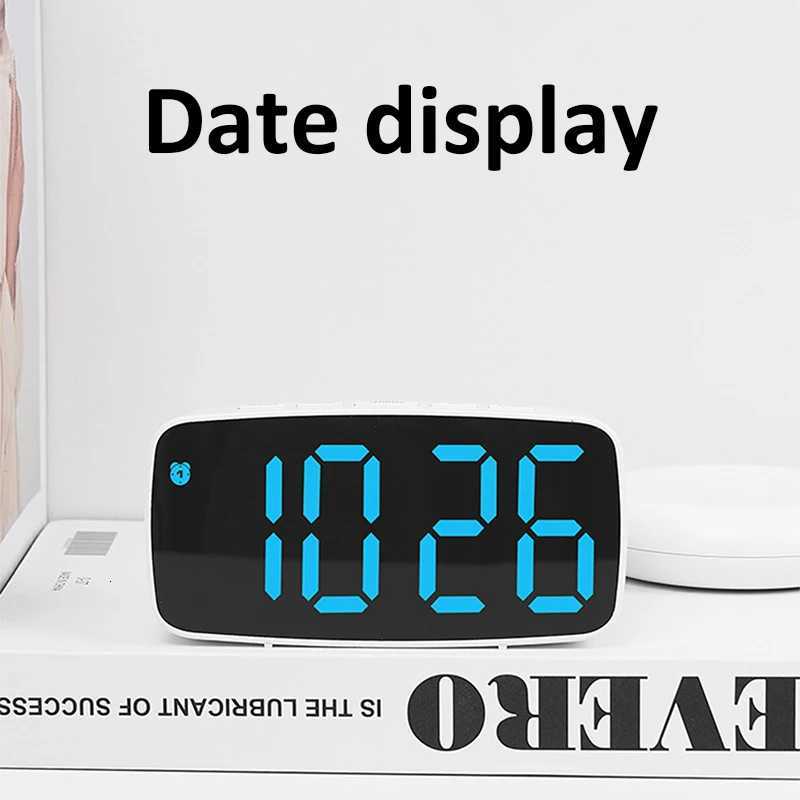 Super Loud Vibrating Alarm Clock LED Table Clock with Brightness Adjustment Desktop Clock for Heavy Sleeper Deaf Hard of Hearing M251205 - view 6