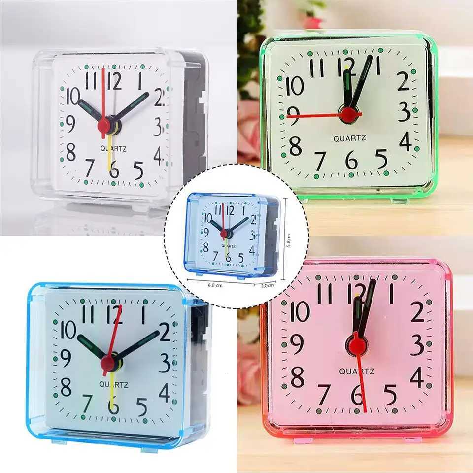 Compact Battery Operated Small Alarm Clock for Bedside Use Quartz Movement with Beeping For Wake Up Sound Easy Read M251205 - view 7