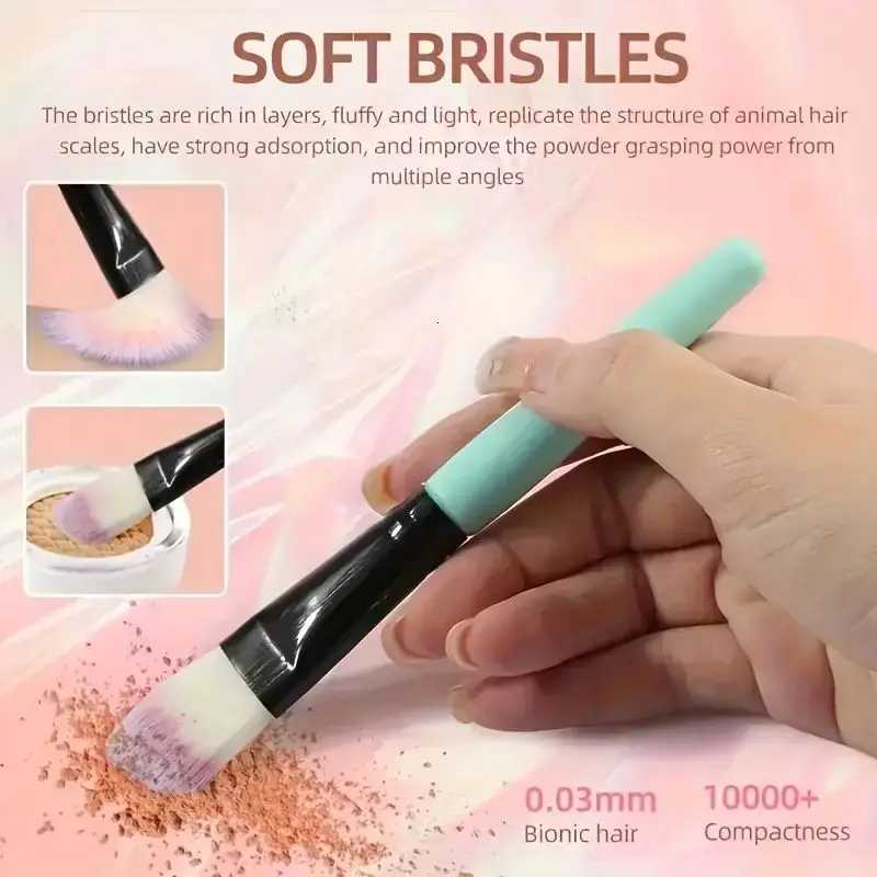 20pcs Professional Makeup Brush Set - Soft Synthetic Bristles for Foundation Eyeshadow More - Hypoallergenic Nylon HairT251205