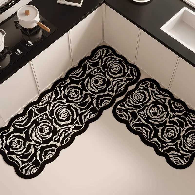 Non-slip Kitchen Floor Mat Diatom Mud Water and Oil Absorbing Rugs Home Decoration Absorbent Bathroom Anti-slip Bath Mat H251205