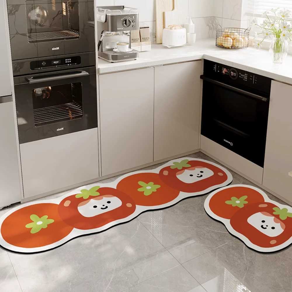VIKAMA Kitchen Floor Mat and Bedroom Living Room Long Bedside Area Rug also Hallway Soft Washable Carpet with Anti Slip for Bath H251205